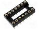 Patice  DIP  PIN 14  7,62mm  zlacený  polyester  UL94V-0  1A  THT