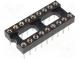 Patice  DIP  PIN 18  7,62mm  zlacený  polyester  UL94V-0  1A  THT