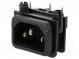 Konektor  napájecí AC  zásuvka  vidlice  10A  250VAC  IEC 60320