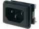 Konektor  napájecí AC  zásuvka  vidlice  10A  250VAC  IEC 60320
