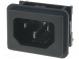 Konektor  napájecí AC  zásuvka  vidlice  10A  250VAC  IEC 60320