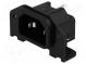 Konektor  napájecí AC  zásuvka  vidlice  10A  250VAC  IEC 60320