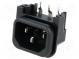 Konektor  napájecí AC  zásuvka  vidlice  10A  250VAC  IEC 60320