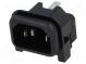 Konektor  napájecí AC  zásuvka  vidlice  10A  250VAC  IEC 60320