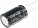 Kondenzátor  elektrolytický  low ESR  THT  4700uF  16VDC  Ø16x25mm