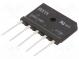 Třífázový usměrňovací můstek  Urmax 1,6V  If 40A  Ifsm 370A