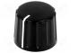 Knoflík  kónická,s ukazatelem  ABS  Pr.hříd  6mm  Ø21,5x17,1mm