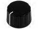 Knoflík  kónická,s ukazatelem  ABS  Pr.hříd  6mm  Ø28,5x17,1mm