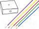 Vodič  H05V-U  drát  Cu  0,5mm2  žluto-zelená  PVC  300/500V  100m