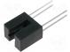 Optočlen  štěrbinová s clonou  OUT  tranzistorový  3mm  30V