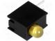 LED  zakrytovaný  jantarová  3mm  Poč.diod 1  20mA  80°  1,6÷2,6V