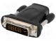 Adaptér  DVI-D (24+1) vidlice,HDMI zásuvka  černá