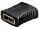 Adaptér  HDMI zásuvka,z obou stran  černá