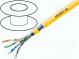 Vodič  F/UTP,HELUKAT® 155  5e  drát  Cu  4x2x24AWG  PVC  žlutá  305m