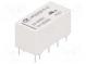 Relay  electromagnetic  DPDT  Ucoil  24VDC  3A  1A/125VAC  3A/30VDC