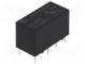Relay  electromagnetic  DPDT  Ucoil  24VDC  2A  1A/125VAC  2A/30VDC