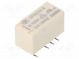 Relay  electromagnetic  DPDT  Ucoil  24VDC  2A  0.5A/125VAC  PCB