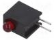 LED  zakrytovaný  červená  3mm  Poč.diod 1  10mA  60°  1,5÷2,4V