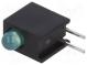 LED  zakrytovaný  zelená  3mm  Poč.diod 1  2mA  50°  1,9÷2,2V