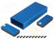 Kryt  s panelem  1455  X 54mm  Y 120mm  Z 23mm  hliník  modrá