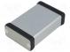 Kryt  s panelem  1455  X 54mm  Y 80mm  Z 23mm  hliník  šedá