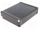 Kryt  s panelem  1455  X 103mm  Y 120mm  Z 30mm  hliník  černá
