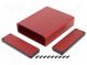 Kryt  s panelem  1455  X 103mm  Y 120mm  Z 30mm  hliník  červená