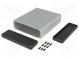 Kryt  s panelem  1455  X 103mm  Y 120mm  Z 30mm  hliník  šedá