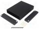 Kryt  s panelem  1455  X 125mm  Y 160mm  Z 30mm  hliník  černá