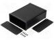 Kryt  s panelem  1455  X 125mm  Y 160mm  Z 51mm  hliník  černá
