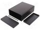 Kryt  s panelem  1455  X 125mm  Y 160mm  Z 51mm  hliník  černá