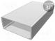Kryt  s panelem  1455  X 125mm  Y 220mm  Z 30mm  hliník  černá
