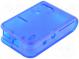 Kryt  pro počítače  Raspberry Pi  ABS  modrá  X 65,5mm  Y 104,2mm