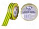 Páska  elektroizolační  W  19mm  L  10m  Thk  0,15mm  žluto-zelená