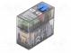 Relay  electromagnetic  DPDT  Ucoil  24VDC  8A  8A/250VAC  8A/30VDC