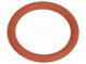 Těsnění O-ring  VMQ  Thk  1,5mm  Øvnitř  10mm  M12  červená