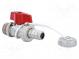 Ball valve  Ext.thread  G 3/8