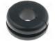 Průchodka  Ømont.otv  10mm  Øotv  6mm  PVC  černá  -30÷60°C  UL94V-2