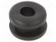 Průchodka  Ømont.otv  10mm  Øotv  6mm  PVC  černá  -30÷60°C  UL94V-0