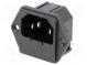 Konektor  napájecí AC  zásuvka  vidlice  10A  IEC 60320  5x20mm