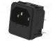Konektor  napájecí AC  zásuvka  vidlice  10A  IEC 60320  5x20mm