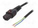 Kabel  IEC C13 zásuvka,vodiče  PVC  5m  s aretací IEC LOCK  černá