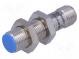 Čidlo  indukční  10÷30VDC  M12  IP67  200mA  -25÷75°C  Mat  mosaz