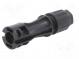 Konektor  solární  vidlice  10mm2  s kontakty  krimpovací  60A