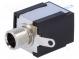 Zásuvka  Jack 6,3mm  stereo  přímý  do panelu  10mm