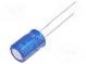 Kondenzátor  elektrolytický  THT  330uF  16VDC  Ø8x11,5mm  ±20%
