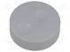 Knoflík  bez ukazatele  plast  Pr.hříd  6mm  Ø39,6x13,5mm  šedá