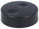 Knoflík  bez ukazatele  plast  Pr.hříd  6mm  Ø39,6x13,5mm  černá