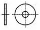 Podložka  kulatá  M2  D=7mm  h=0,8mm  kyselinovzdorná ocel A4