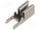 Faston  plochý  6,4mm  0,5÷0,8mm  zásuvka  dvojité  THT  mosaz